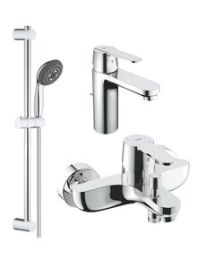 Набор смесителей Grohe QuickFix 3 в 1 для ванной, фото  | SNABZHENIE.com.ua