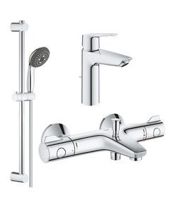 Набор смесителей 3 в 1 для ванной Grohe QuickFix Start S-Size, фото  | SNABZHENIE.com.ua