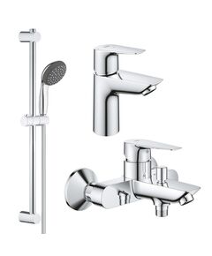 Набір змішувачів 3 в 1 для ванної Grohe QuickFix StartEdge S-Size, фото  | SNABZHENIE.com.ua