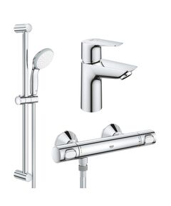 Набір змішувачів 2 в 1 Grohe QuickFix StartEdge для ванної кімнати M-Size, фото  | SNABZHENIE.com.ua