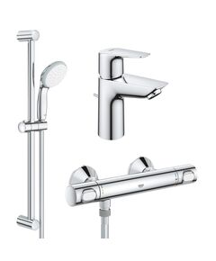 Набір змішувачів 2 в 1 Grohe QuickFix StartEdge S-Size для ванної, фото  | SNABZHENIE.com.ua