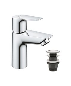 Змішувач для раковини Grohe QuickFix Start Edge S-Size з клапаном, фото  | SNABZHENIE.com.ua