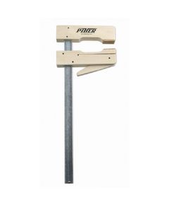Струбцина PIHER P25040 с деревянной ручкой, 40 см, губка 11 см, фото  | SNABZHENIE.com.ua