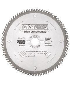Дискова пила CMT 250x30 мм, Z 60 для деревини та плит 281.060.10M, фото  | SNABZHENIE.com.ua