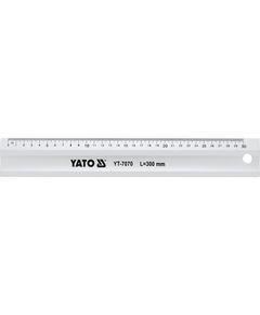 Алюминиевая линейка YATO 300 мм, фото  | SNABZHENIE.com.ua