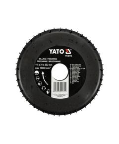 Фреза шлифовальная YATO 118x21x22.2 мм для дерева, ПВХ, гипса, фото  | SNABZHENIE.com.ua