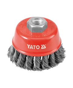 Чашечная щетка YATO 60 мм (YT-4767) для шлифовки и очистки, фото  | SNABZHENIE.com.ua