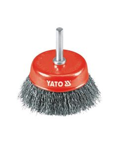Щітка-крацовка YATO 75 мм сталева (YT-4751), фото  | SNABZHENIE.com.ua