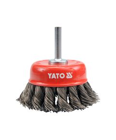 Щітка-крацовка YATO 75 мм (YT-4752) для обробки металу, фото  | SNABZHENIE.com.ua