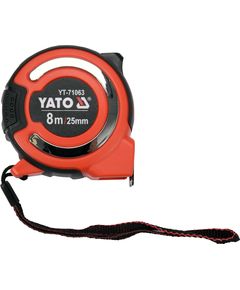 Рулетка YATO YT-71063 8 м х 25 мм, фото  | SNABZHENIE.com.ua