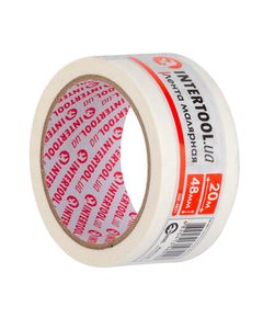 Малярная лента INTERTOOL DM-4821, 48мм х 20м, белая, фото  | SNABZHENIE.com.ua