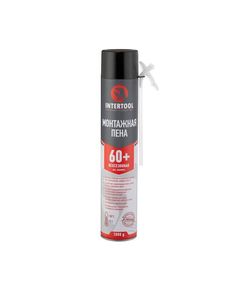 Монтажная пена INTERTOOL FS-1100, всесезонная, 750 мл., фото  | SNABZHENIE.com.ua