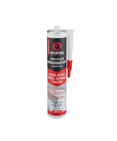Клей монтажный (жидкие гвозди) белый 300 мл INTERTOOL FS-3333, фото  | SNABZHENIE.com.ua