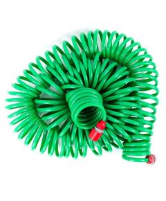 Шланг поливочный спиральный 30 м с коннекторами INTERTOOL GE-4003, фото  | SNABZHENIE.com.ua