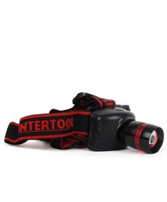 Фонарь налобный INTERTOOL LB-0303, LED 3 Вт, 3 режима, AAA, фото  | SNABZHENIE.com.ua