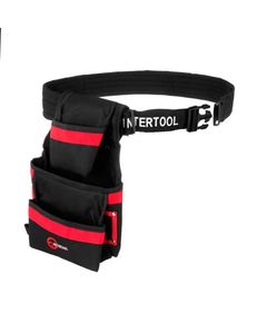 Сумка поясна INTERTOOL SP-1014, 3 кишені, слюсарно-будівельна, фото  | SNABZHENIE.com.ua