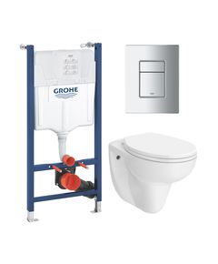 Комплект унитаза Grohe Solido Even 4 в 1 с инсталляцией, фото  | SNABZHENIE.com.ua