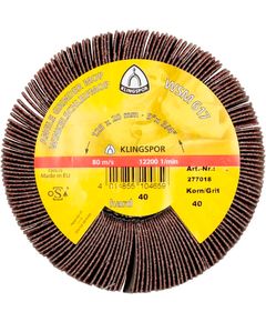 Головка лепестковая WSM 617, 115x20 мм, зерно 60, М14 Klingspor 277015, фото  | SNABZHENIE.com.ua