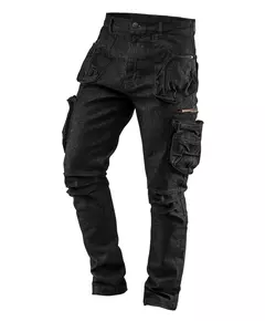 Робочі штани 5 кишень DENIM, чорні, розмір M, фото  | SNABZHENIE.com.ua