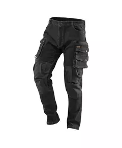 Робочі штани DENIM, чорні, розмір  S NEO, фото  | SNABZHENIE.com.ua