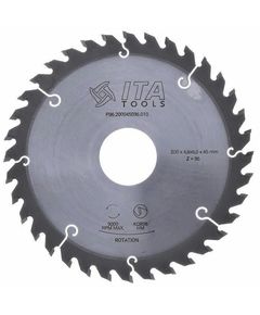 Конічний пильний диск 200мм F=45 Z=36 K=4.8-6.0 P=3.5 Ita Tools, фото  | SNABZHENIE.com.ua