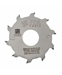 Диск пильний для канавок D=94 F=30 Z=10 K/P=4,0/3,2 H=4 FZ Ita Tools, фото  | SNABZHENIE.com.ua