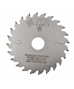 Пильный диск DSR.Sawblade 100мм, 24 зуба, Ita Tools, K/P 3,2/2,2, фото  | SNABZHENIE.com.ua