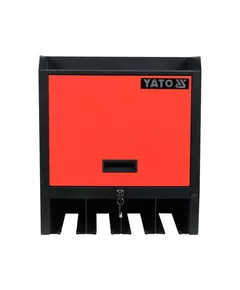 Шафа для електроінструменту YATO 480x 430x 280 мм, 4 гнізда, 2 ключі, металева [1], фото  | SNABZHENIE.com.ua