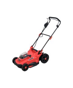 Акумуляторна газонокосарка YATO на 4 колесах, 2x Li-Ion 18В, &Oslash;=43 см, фото  | SNABZHENIE.com.ua