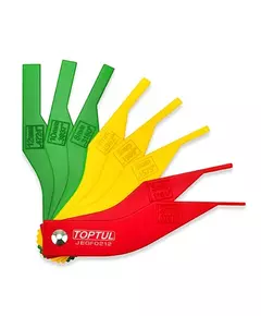 Набор щупов для измерения толщины тормозных колодок 8 ед. TOPTUL, фото  | SNABZHENIE.com.ua