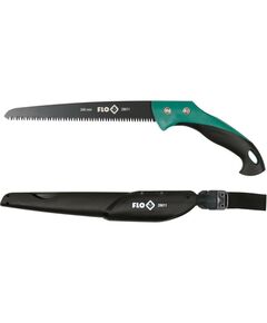 Ножівка садова FLO, L= 240 мм, 6 зубів/1, t= 1,2 мм з кобурою, фото  | SNABZHENIE.com.ua