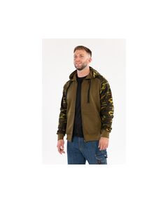 Худі YATO з капюшоном і блискавкою, XXL, 2 кишені, хакі, 80% бавовна, фото  | SNABZHENIE.com.ua