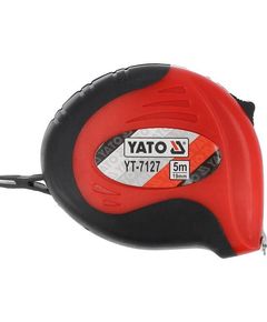 Рулетка YATO 5 м x 19 мм з магнітним наконечником, нейлонове покриття, фото  | SNABZHENIE.com.ua