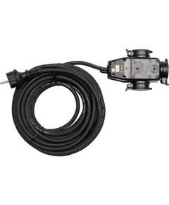 Подовжувач YATO 10м, 16A, 3Gx1.5mm2, IP44 с тройником YT-8116, фото  | SNABZHENIE.com.ua