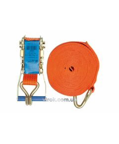 Пас для кріплення багажу з тріщаткою VOREL 4т, 1600 daN, 50мм х 8м [6], фото  | SNABZHENIE.com.ua