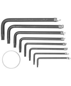 Ключі TORX L-подібні VOREL : на кільці, Т9-Т40, 8 шт., фото  | SNABZHENIE.com.ua