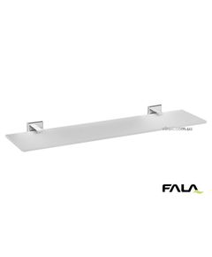 Настінна скляна полка FALA, l= 52 см; кріплення дюб/шуруп [4/8], фото  | SNABZHENIE.com.ua