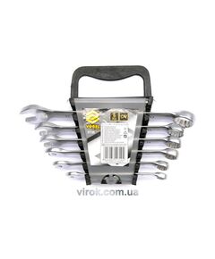 Ключі ріжково-накидні VOREL Cr-V, М 8-17 мм, Набір 6 шт., фото  | SNABZHENIE.com.ua