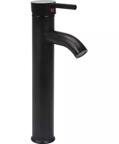 Змішувач води FALA для умивальника, високий "RETRO BLACK 2" з кульовим регулятором [12], фото  | SNABZHENIE.com.ua