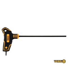 Ключ шестигранний VOREL: тип Т, HEX 4 x 150 x 89 мм, Cr-V 6150, фото  | SNABZHENIE.com.ua