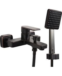 Смеситель FALA RETRO BLACK для ванны и душа с кульовым регулятором, фото  | SNABZHENIE.com.ua
