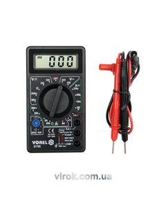 Мультиметр для вимірювання електричних параметрів VOREL : цифровий [12/72], фото  | SNABZHENIE.com.ua