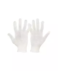 Перчатки трикотажные MASTERTOOL УНИВЕРСАЛ 70% хлопок/30% полиэстер 10 класс 2 нити 32 гр белые 83-0305, фото  | SNABZHENIE.com.ua