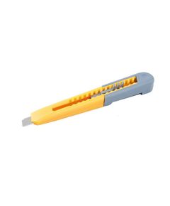 Нож MASTERTOOL 9 мм с кнопочным фиксатором, фото  | SNABZHENIE.com.ua