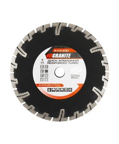 Алмазный диск GRANITE TURBO УСИЛЕННЫЙ 230 мм для резки 9-03-230, фото  | SNABZHENIE.com.ua