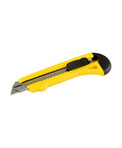 Нож MASTERTOOL 18 мм с металлической направляющей и кнопкой, фото  | SNABZHENIE.com.ua