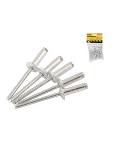 Заклепки слепые алюминиевые MASTERTOOL 4.0х18 мм, 50 шт, фото  | SNABZHENIE.com.ua