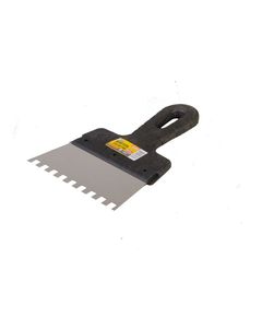 Шпатель зубчатый MASTERTOOL 150x8x8 мм, фото  | SNABZHENIE.com.ua