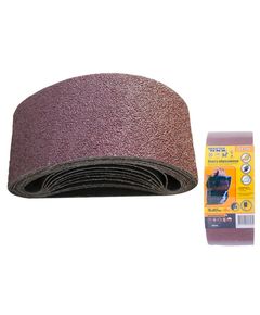 Шлифовальная лента MASTERTOOL 76x457 мм, зерно 80, 10 шт, фото  | SNABZHENIE.com.ua