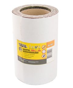 Шкурка шлифовальная MASTERTOOL Р120, 200 мм, 10 м, тканевая основа, фото  | SNABZHENIE.com.ua